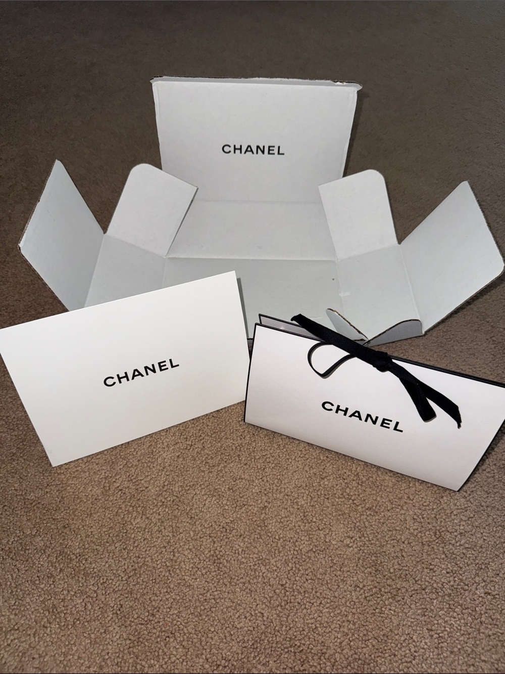 Authentic Chanel gift packaging